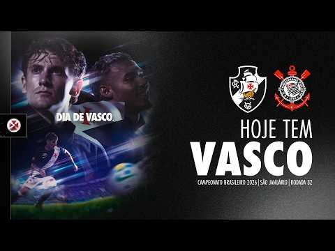 AO VIVO - VASCO x CORINTHIANS | CAMPEONATO BRASILEIRO 2026 - 32ª RODADA