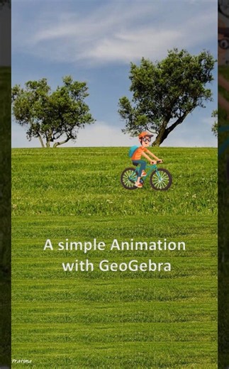 Animation with GeoGebra within seconds |