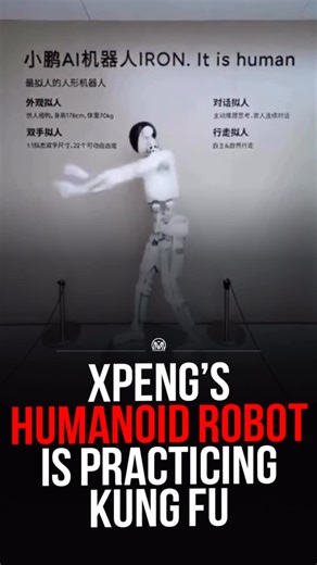 Millionaire Mentor on Instagram: "This is not a stunt or a concept animation. It is a real humanoid robot developed by XPENG, and what you are seeing is a live demonstration of advanced motor control, balance, and coordination. The robot, known as XPENG IRON, is designed to move with human-like precision. Practicing Kung Fu movements is not about performance. It is a way to test complex full-body motion, joint synchronization, reaction speed, and real-time balance adjustment. Kung Fu requires co