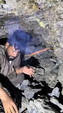 how coal is blast to make it easier for labor to break it with hammer #coalmining #coalblast #mining