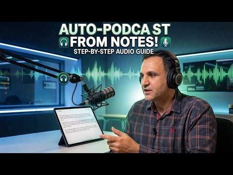 0629I Turned a 1000-Page PDF into an Audio Podcast Instantly! (NotebookLM Guide)