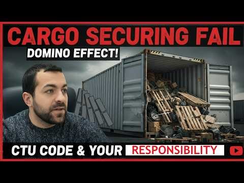 Cargo lashing and securing inside container fails