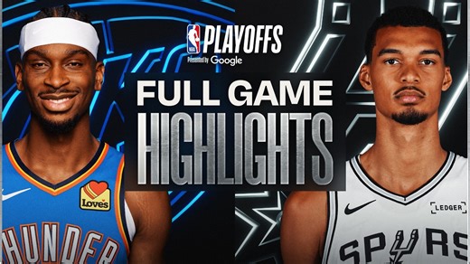 #1 THUNDER at #2 SPURS | FULL GAME 3 HIGHLIGHTS | May 22, 2026