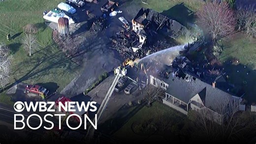 Gas tanks explode in huge fireball as historic Bridgewater home goes up in flames