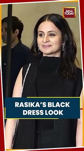 Rasika Dugal makes a stylish appearance in Black Dress #shorts #mirzapur #rasikadugal