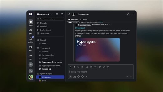 You could be generating unique assets for EVERY prospect in your next outbound campaign. GTME teams built this with Apollo.io + Hyperagent: Agents live in Slack, where they proactively pitch ways… | Hyperagent