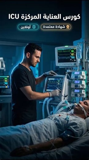 كورس العناية المركزة (ICU) داخل وخارج مصر بشهادة معتمدة