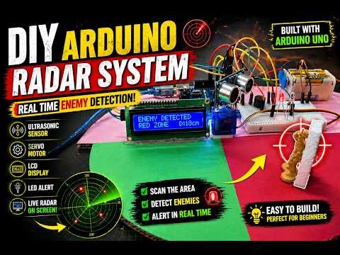 How to Build a Radar System with Arduino and Processing IDE #radar #arduino # Circuit&wonders 