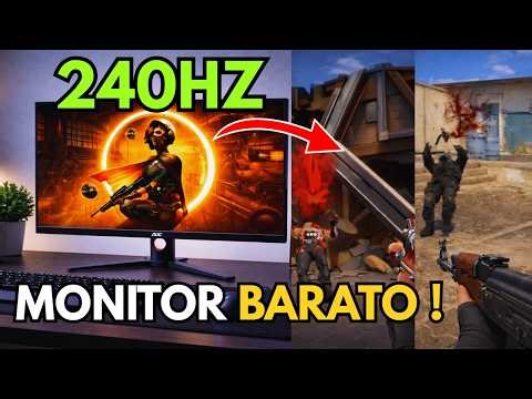 Esse é o monitor de 240HZ mais BARATO que você VAI VER ! MELHORE O SEU JOGO COM ESSA FLUIDEZ INSANA