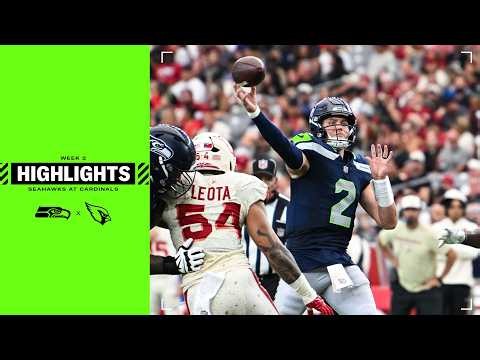 Drew Lock's Best Throws From 235-Yard, 3 TD Game vs. Arizona Cardinals | 2026 Week 2