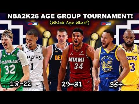 I Put Every Age Group In The NBA Into A Tournament On 2K26!