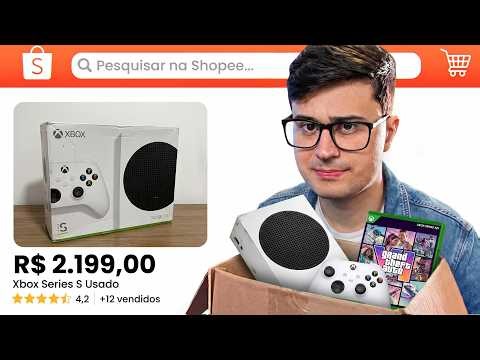 COMPREI um XBOX SERIES S USADO na SHOPEE (deu certo?)