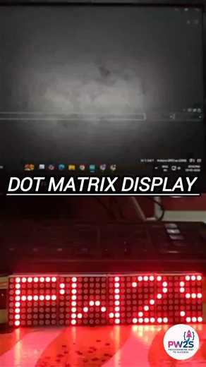 8x8 LED Dot Matrix Display Working & Code