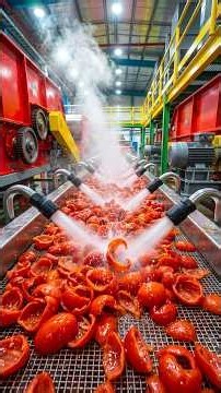 How Discarded Tomato Skins Become Luxury Face Serum | Manufacturing Process #Beauty