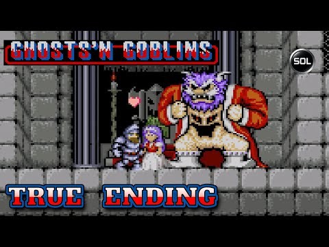 Ghosts 'n Goblins Makaimura (1985) Arcade - Satan Final Boss
