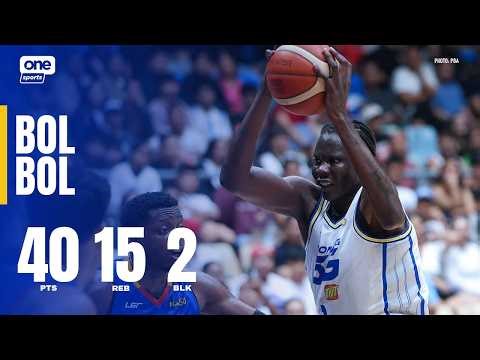 Bol Bol HUSTLES 40 BIG PTS 💪 for TNT vs NLEX | PBA SEASON 50 PHILIPPINE CUP