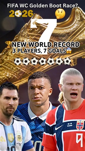 💥👟Golden Boot Race Is INSANE⚡️ Messi, Mbappé or Haaland | 6 Goals - Hary Kane on the way…⚽️😱