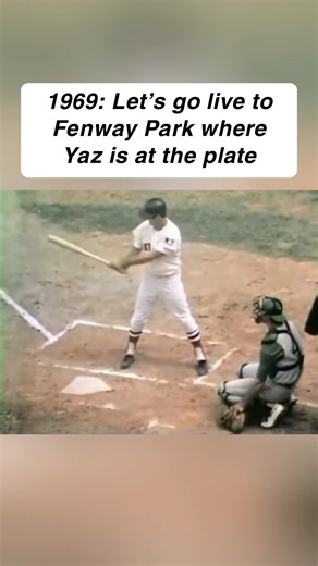 Step back in time with me to 1969 at Fenway Park! Can you feel the electricity as Yaz steps up to the plate? Let's relive this iconic moment in baseball history! #baseball #MLB #throwback #reels | MLB Throwbacks