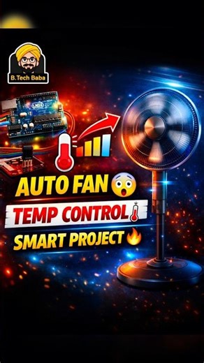 🔥 Make Smart Temperature Controlled Fan using Arduino | Beginner to Pro#experiment #shorts