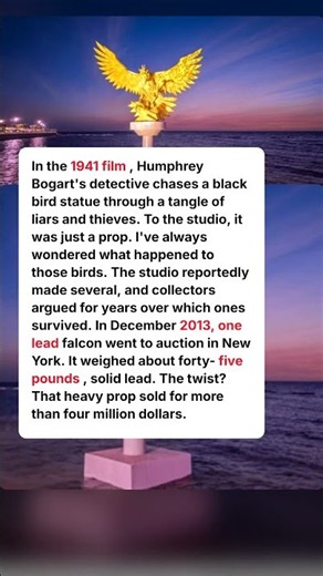 The Maltese Falcon Was Just a Studio Prop — One Sold for Over Four Million Dollars