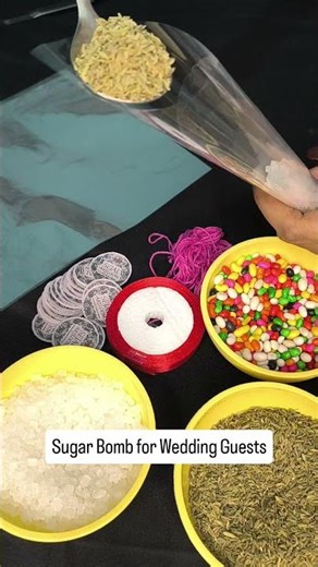 Red Ribbon Candy Bombs Everyone's Making for Weddings #trending #diy #wedding