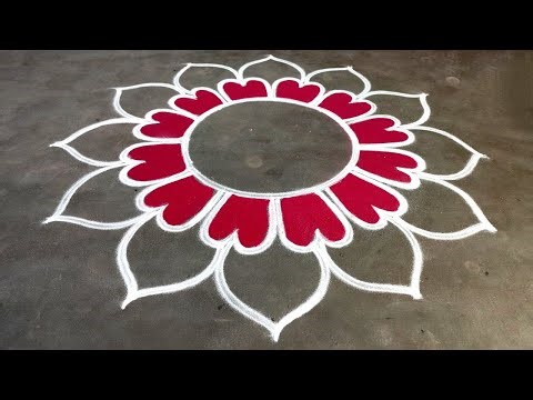 Newyear big rangoli designs|2026 newyear muggulu designs|newyear beautiful kolam|Amazing rangoli