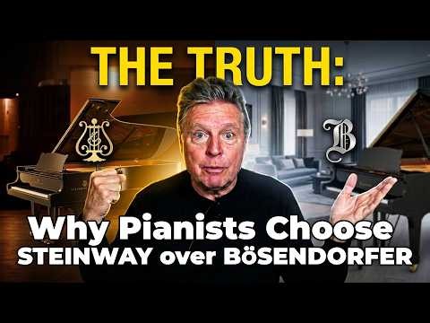 Why Concert Pianists Pick Steinway Over Bösendorfer (It's Not the Sound)