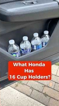 Honda CRV vs Acura ADX The Cup Holder Battle
