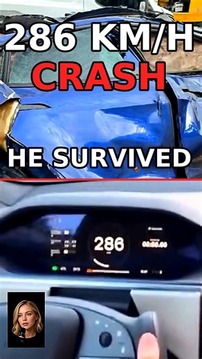 Tesla Model S Plaid Crashes at 286 km/h on the Autobahn – Driver Survived