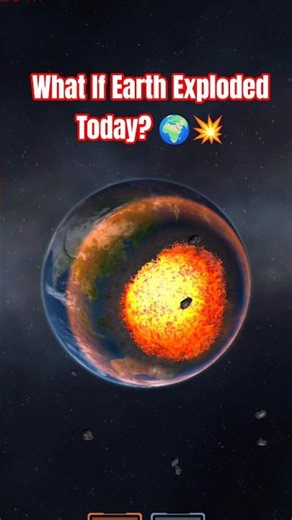 Earth Destruction Begins 🌍🔥 #Space #earth #sun