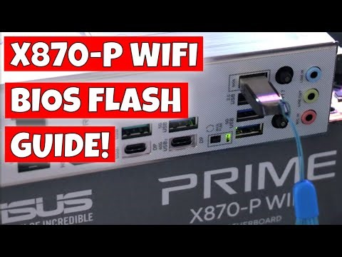 How To Use ASUS USB BIOS Flashback Tool Prime X870-P WiFi