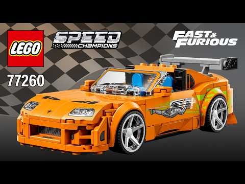 LEGO Speed Champions The Fast and The Furious Toyota Supra MK4 (77260)[292 pcs] Building Tutorial