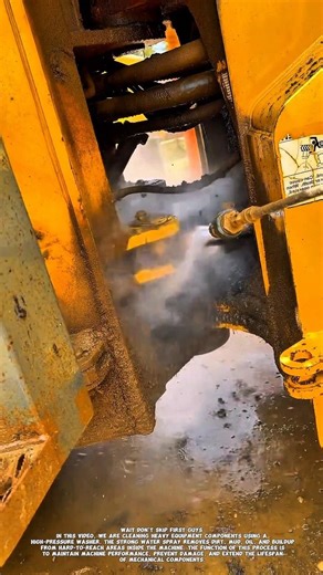 Satisfying Heavy Equipment Cleaning | High-Pressure Wash Maintenance Trick.