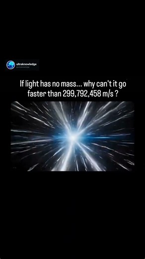 why is there a strict speed limit to how fast it can travel through the universe?