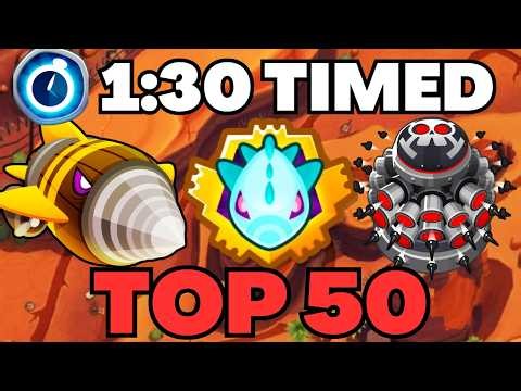 BTD6 | Dreadbloon | TOP 50 Boss Ranked Guide in 1:30 Minutes | Mesa #btd6 #ninjakiwi #boss