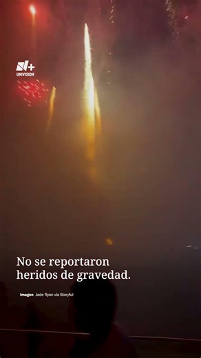 Fuegos Artificiales Se Salen de Control en un Estadio de Los Angeles