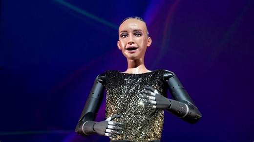 Humanoid robot Sophia took the stage alongside a live orchestra in Hong Kong in her first classical music performance, in an AI-themed concert that merged traditional art forms with innovation