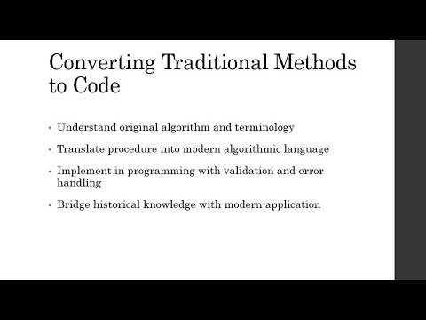 4.4 Indian Algorithms | From Ancient Texts to Modern Code