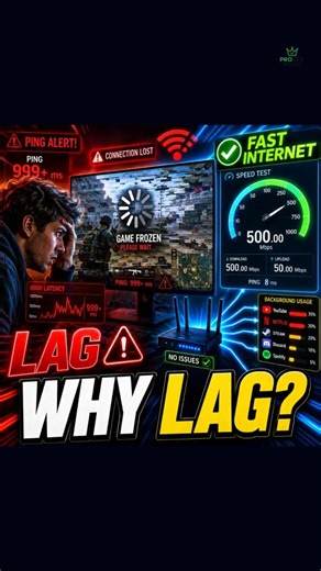 Why Your Game Lags Even With Fast Internet