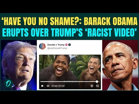 ‘CLOWN Show’: Barack Obama REACTS TO Trump’s RACIST ‘Obamas as APES’ Video; Calls it SHAMEFUL