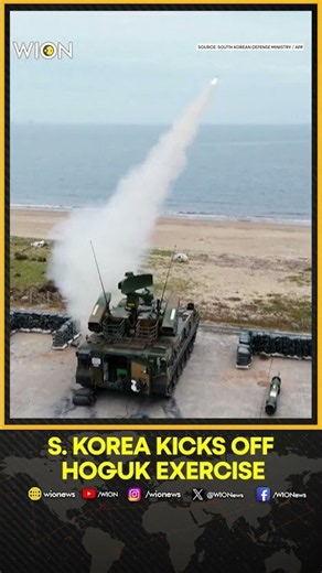 S. Korea Holds Counterfire and Air Defence Drills | WION Shorts