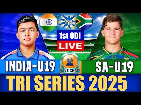 Live: India U19 vs South Africa U19 | 1st Odi | Score And Commentary | Sa U19 vs Ind U19 1st Inn