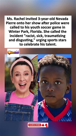 Ms. Rachel invites 3-year-old soccer phenom to her show after police called to his game.