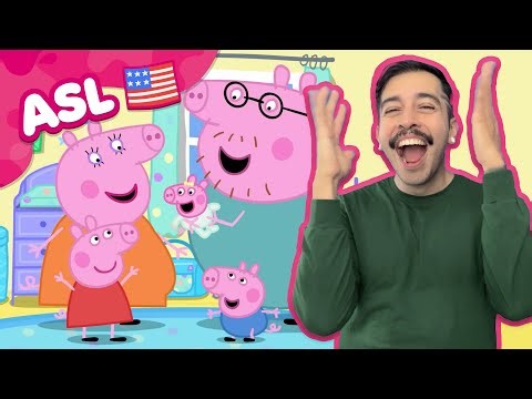 Meet Baby Evie! 💖 ASL Peppa Pig Tales 👋 Peppa Pig - Sign Language for Kids