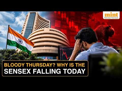 Sensex Drops Over 700 Points Then Recovers Mildly | What Caused The Thursday Downfall | Explained