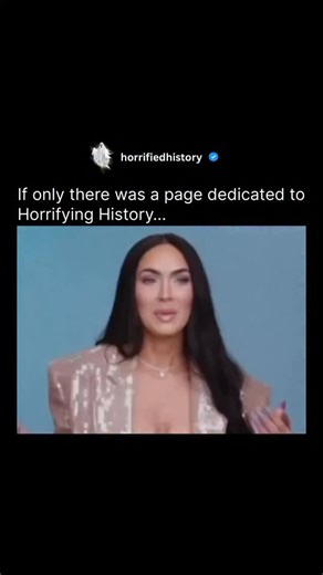 Horrifying History on Instagram: "In an interview, Megan Fox spoke openly about her relationship with Machine Gun Kelly and some of the rituals they share together. She explains that they drink small amounts of each other’s blood as part of what she described as a symbolic and spiritual connection. According to her, the act wasn’t random or for shock value, but something they believed held meaning between them. She also mentioned rituals and intentions tied to their bond, which immediately caugh