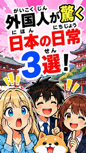 🇯🇵 日本ではこれが普通!? 外国人が驚く日本の日常3選！！