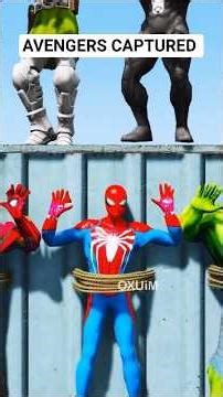 AVENGERS CAPTURED by VENOM & DOCTOR DOOM! Batman Calls SUPERMAN! 💥 | GTA 5 #shorts