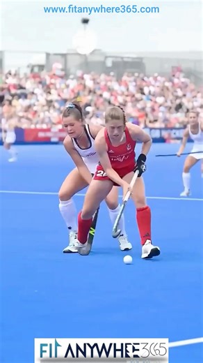 Master the Field: Elite Skills & Speed in Women's Hockey! 🏑💨 #FitAnywhere365