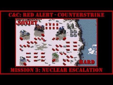 C&C: RED ALERT: Counterstrike - Soviet - Mission 3: Nuclear Escalation - HARD
